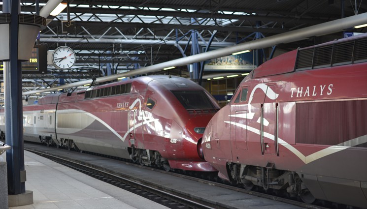 Поезда компании - Thalys, на Южном вокзале