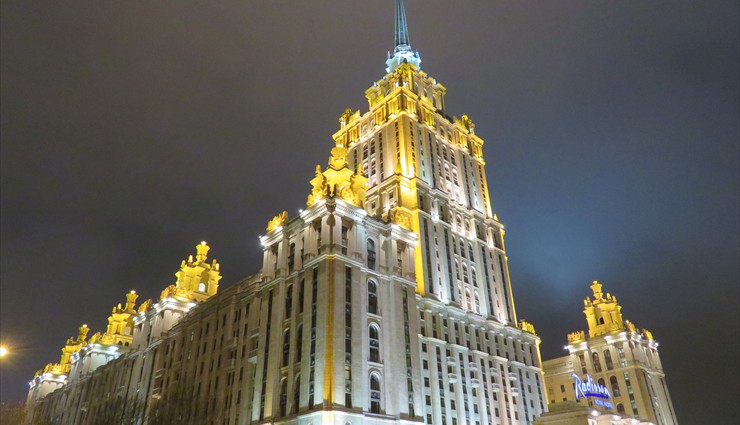 It still maintains its historic name of Hotel Ukraina