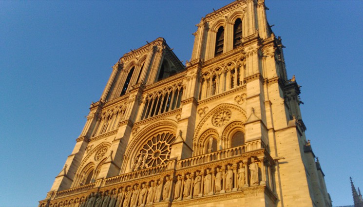 Мы подошли к собору Notre Dame