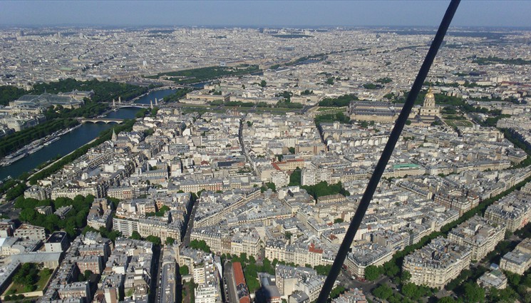 Виды на Париж с Башни