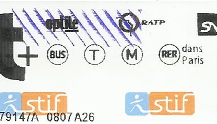 Билет в метро в Париже (2015)