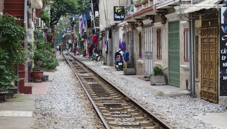 Во Вьетнаме существует главная железнодорожная ветка