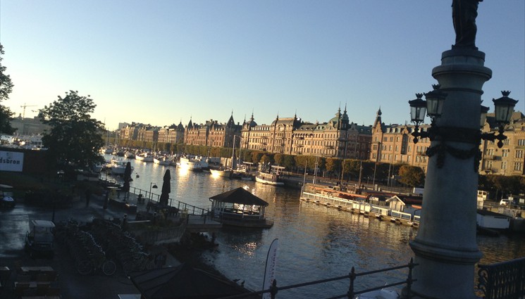 Какой чудесный вид на Стокгольм!