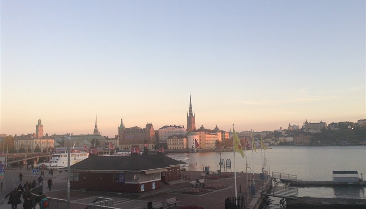 Вид на Стокгольм возле Ратуши