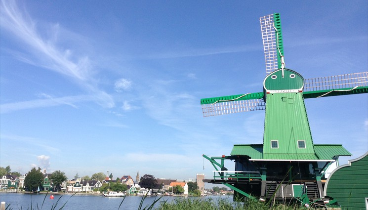 Ветрянные мельницы в Заансе Схансе, Голландия