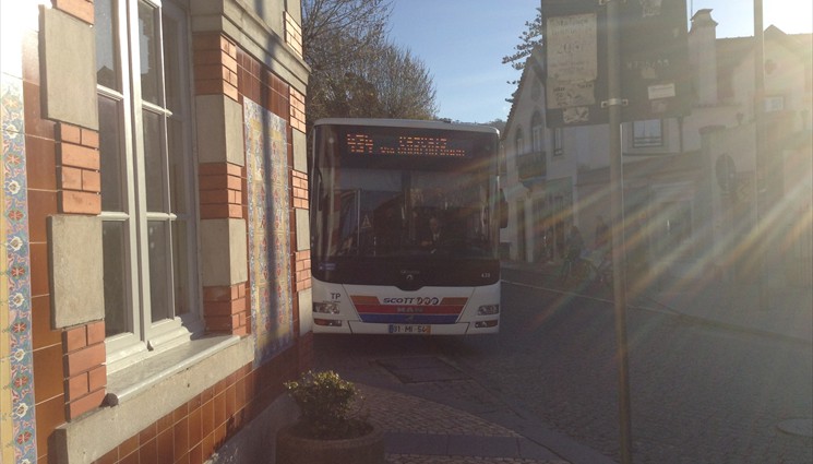 Автобус 434 ходит по кругу, отправляясь от железнодорожного вокзала, проезжая через центр города и взбираясь на холмы к дворцу Пена, откуда он возвращается на железнодорожный вокзал.