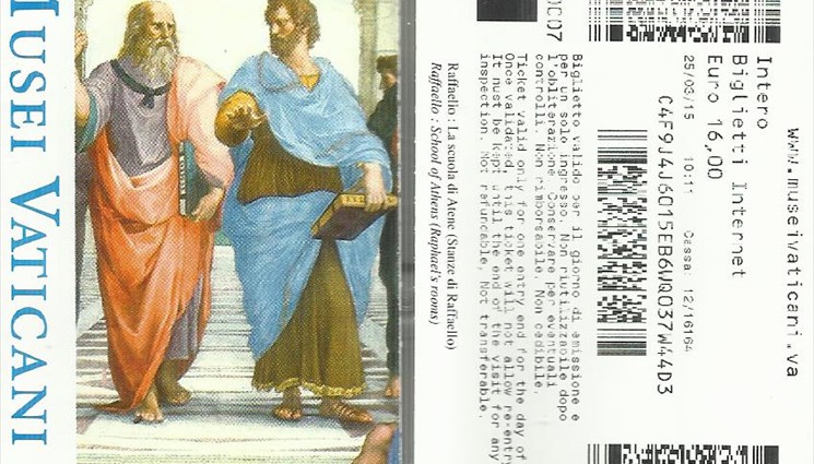 Билет в музеи Ватикана