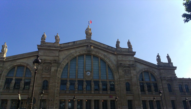 В Париже добираемся до Северного Вокзала - Gare du Nord