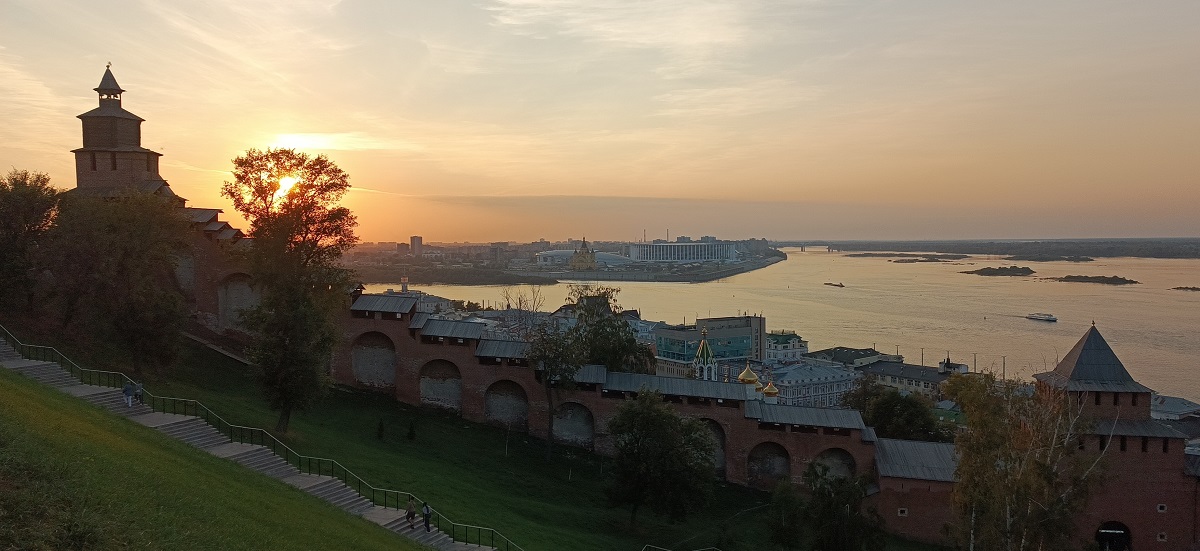 Закат в Нижнем Новгороде