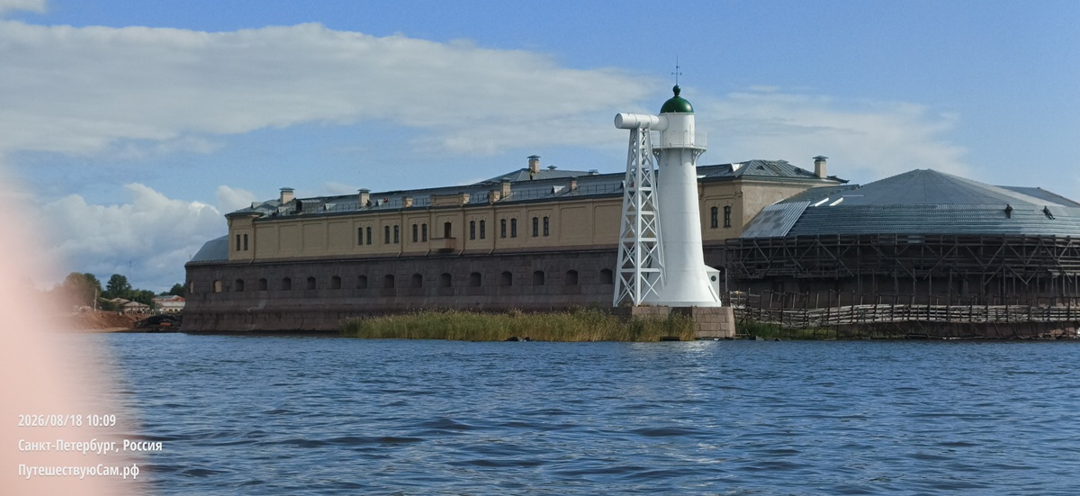 Форты Кронштадта с воды